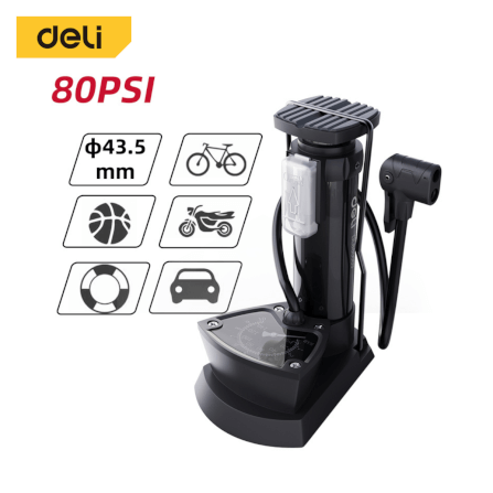 เครื่องสูบลม DELI EDL880003-BK-01 80PSI สีดำ_12